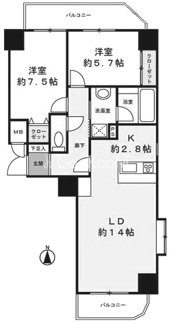 2LDK