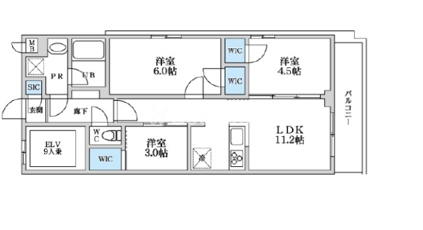 3LDK