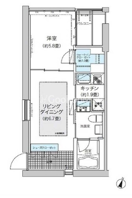 1LDK