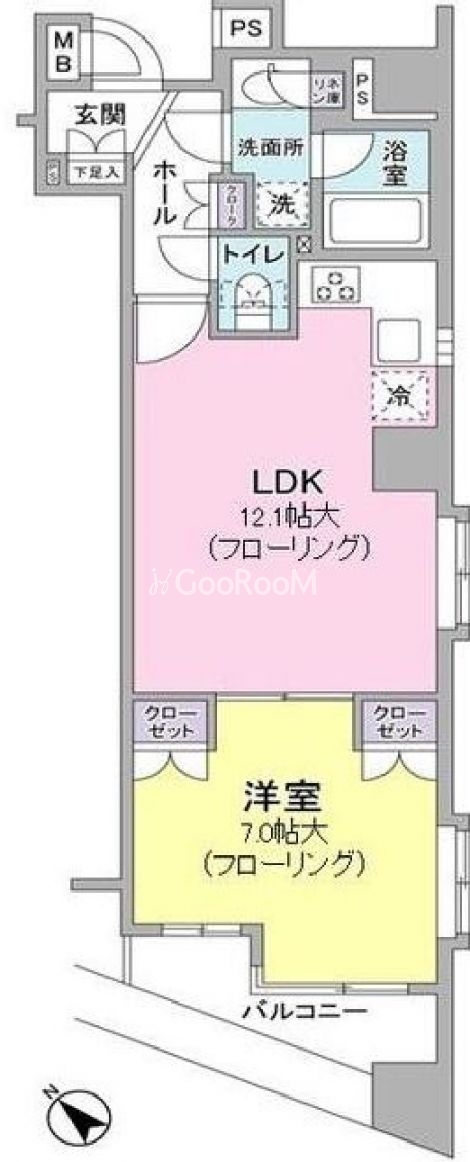 1LDK