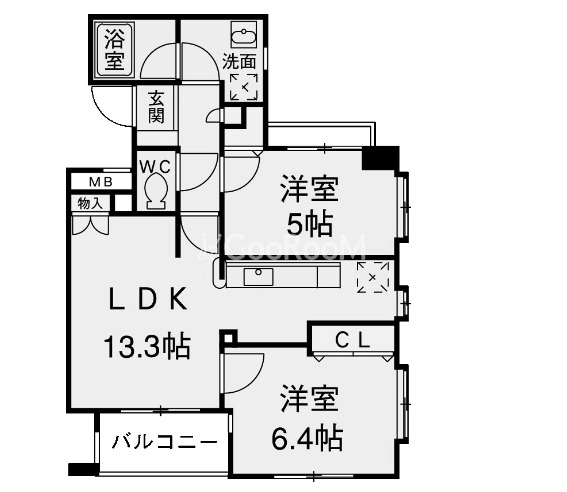 2LDK