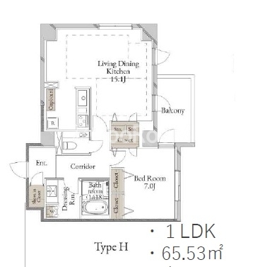 1LDK