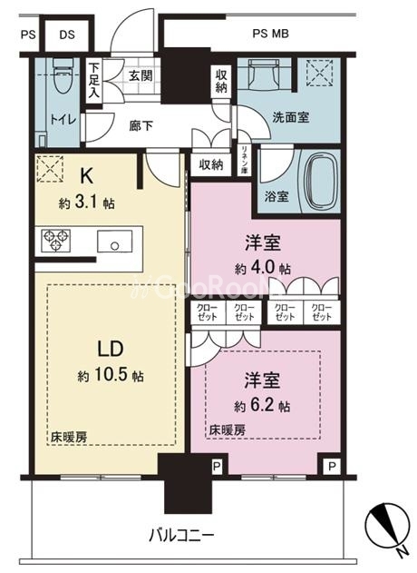 2LDK