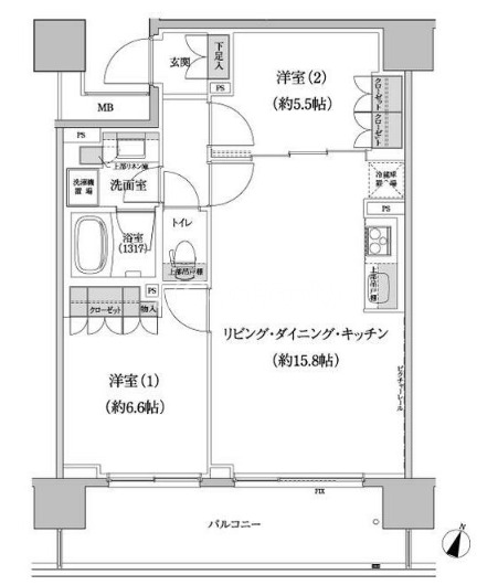 2LDK