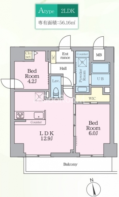 2LDK