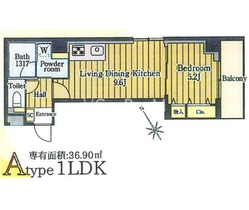 1LDK