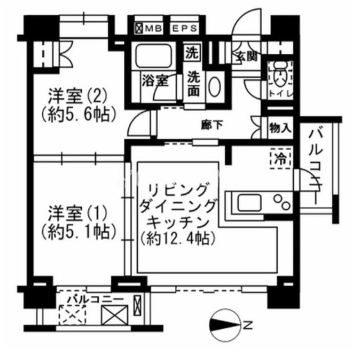 2LDK