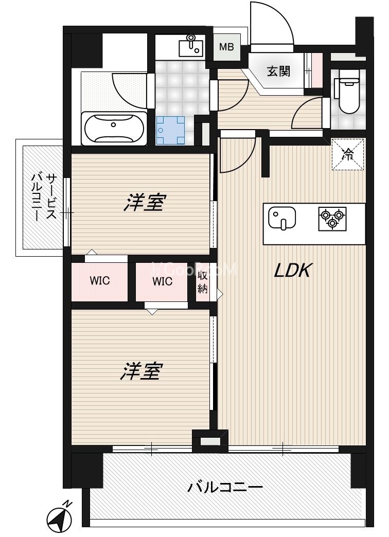 2LDK