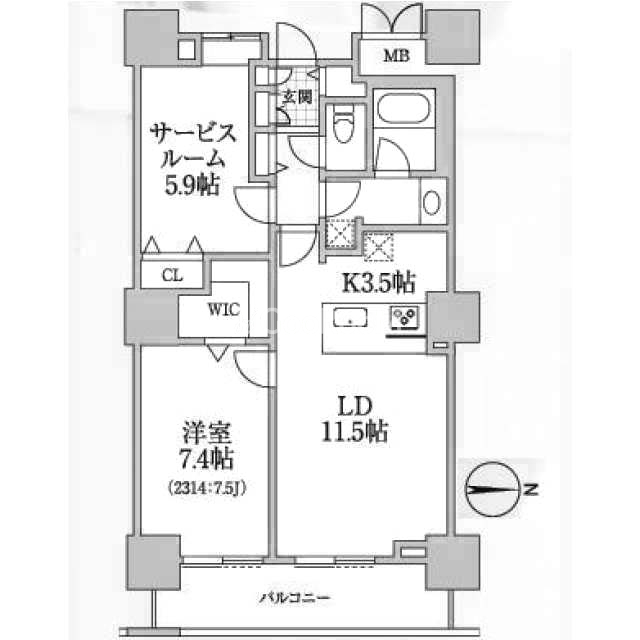 1SLDK