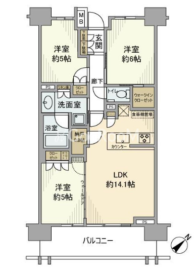 3LDK