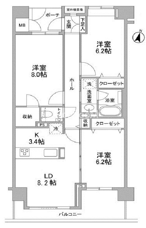 3LDK