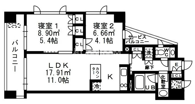 2LDK