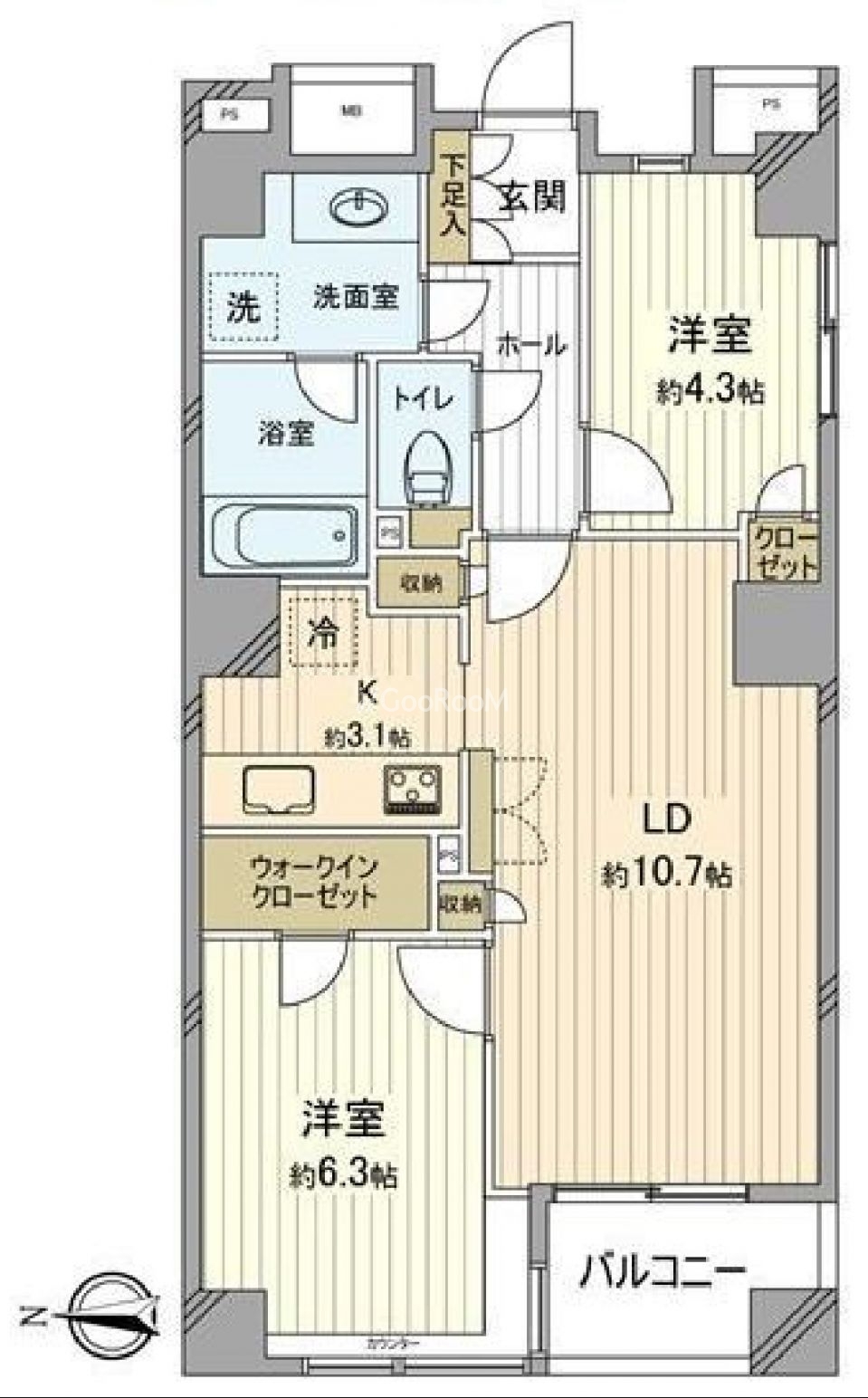 2LDK