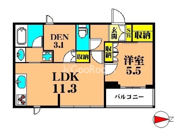 1SLDK
