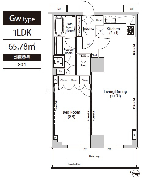 1LDK