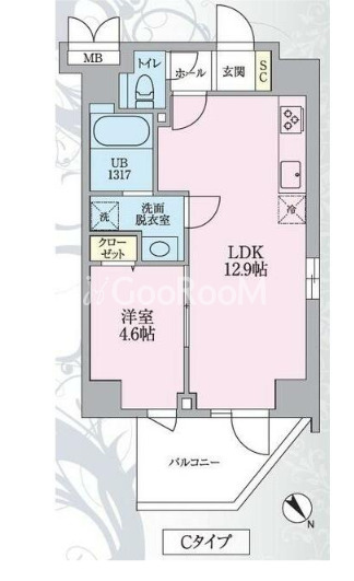1LDK