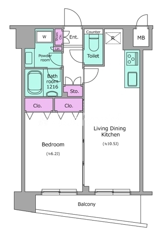 1LDK