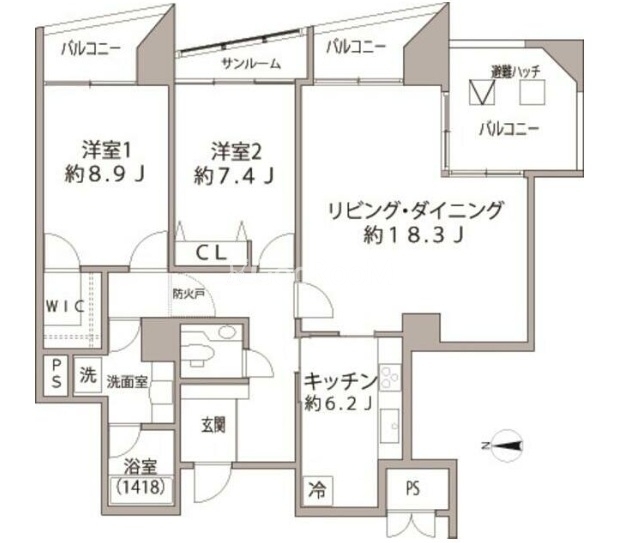 2LDK