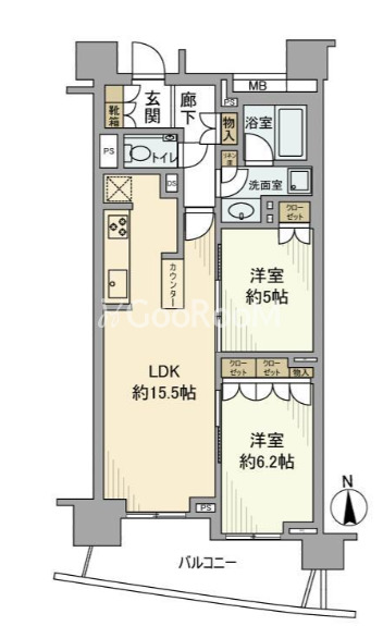 2LDK