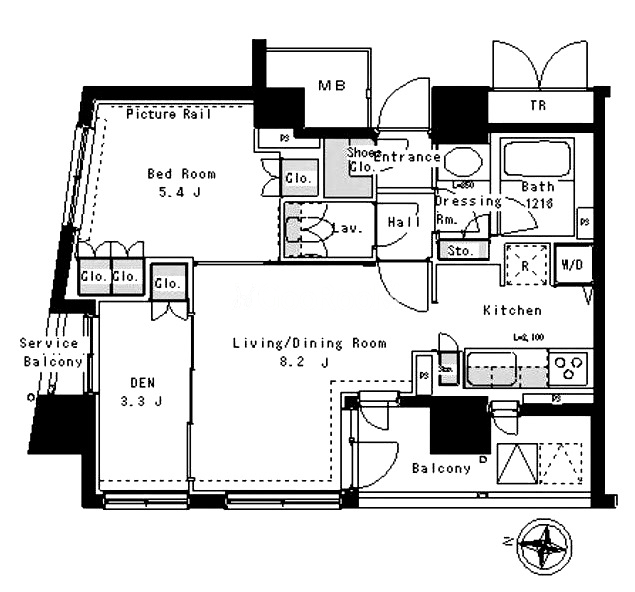 1SLDK