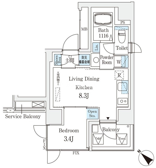 1LDK