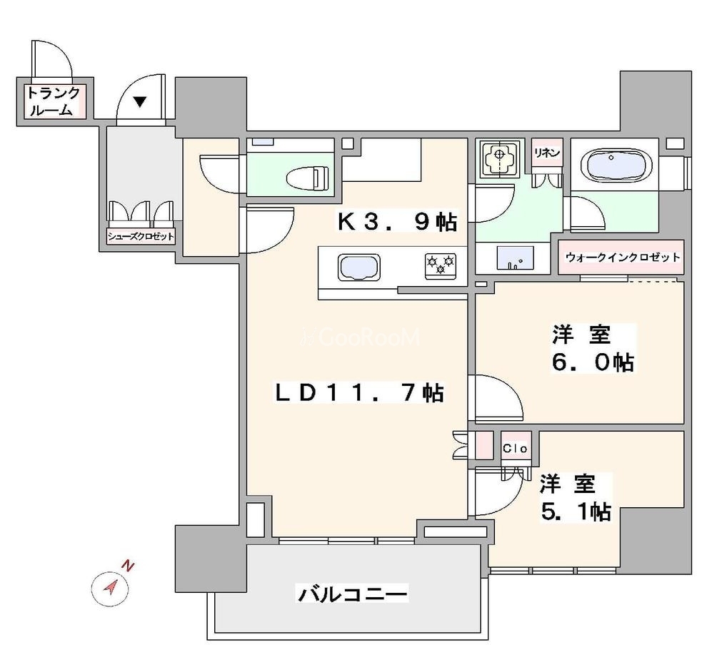 2LDK