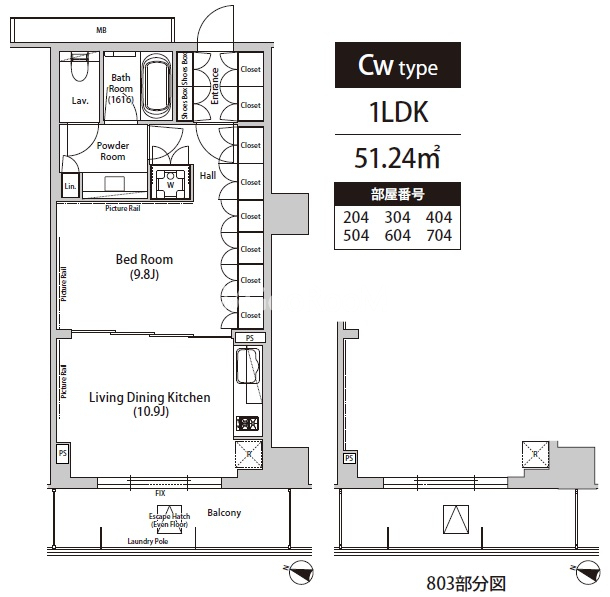 1LDK