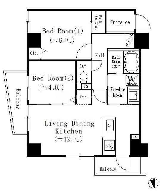 2LDK