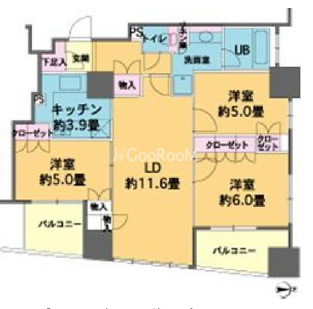 3LDK