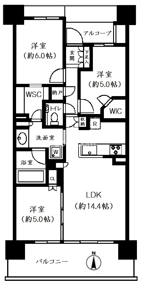 3LDK