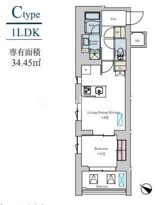 1LDK