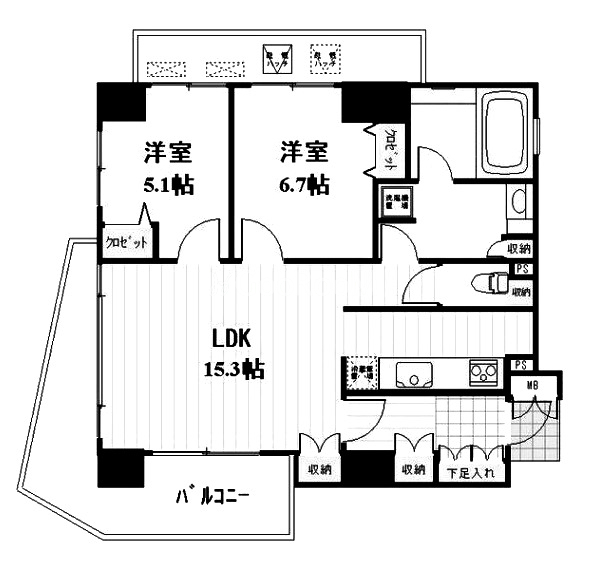 2LDK