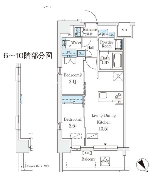 2LDK