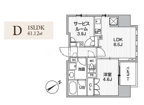 1SLDK
