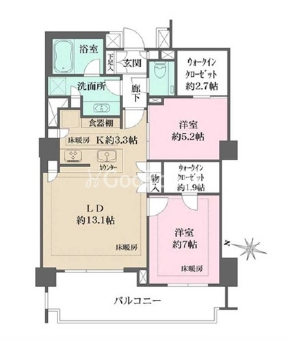2LDK