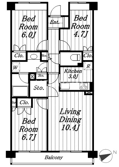 3LDK