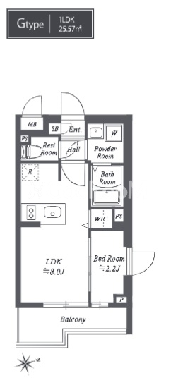 1LDK