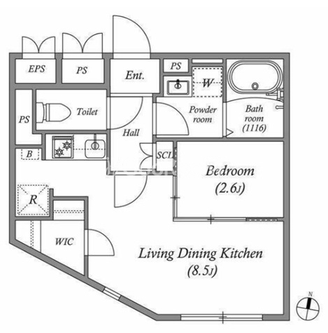 1LDK