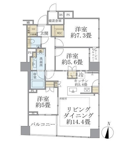 3LDK