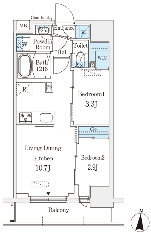 2LDK