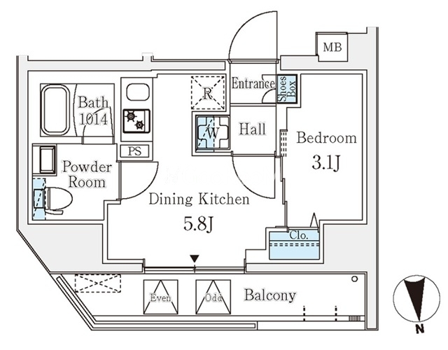 1DK