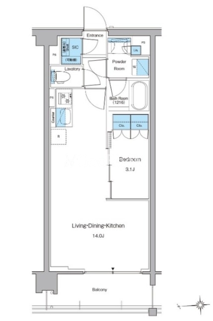 1LDK