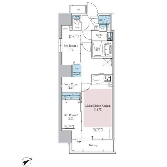 2SLDK