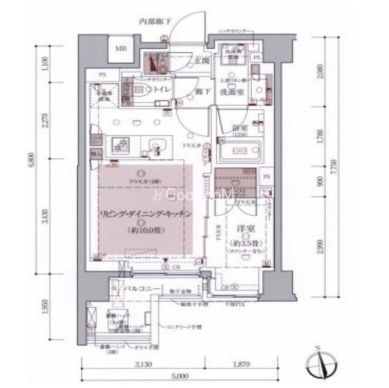 1LDK