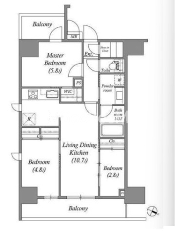 3LDK