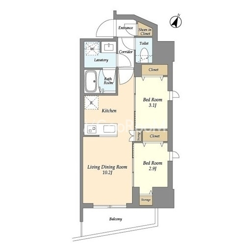 2LDK