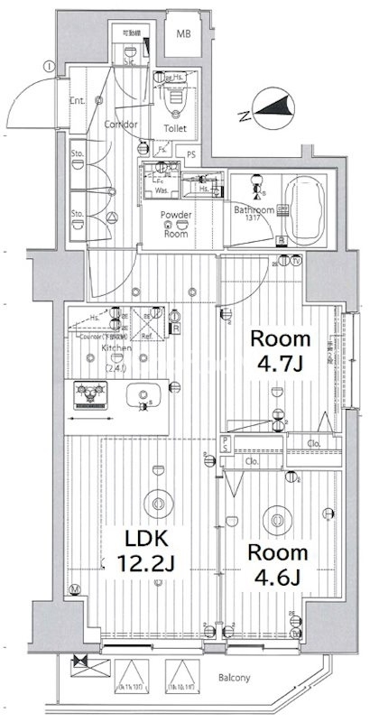 2LDK