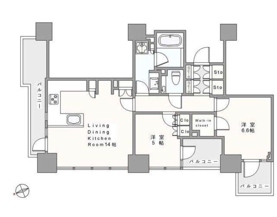 2LDK
