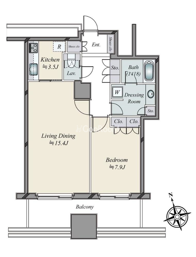 1LDK