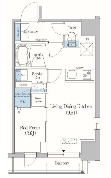 1SLDK